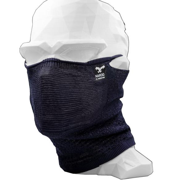 ナルー A1 オーシャンブルー スポーツ用フェイスマスク 日焼け予防 UVカット
