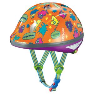 OGKカブト ピーチキッズ モンスターオレンジ ヘルメット