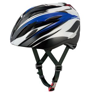 OGKカブト BRIGHT-J1（ブライト・ジェイワン）ヘルメット LEDリアライト付 バトルブルー｜worldcycle