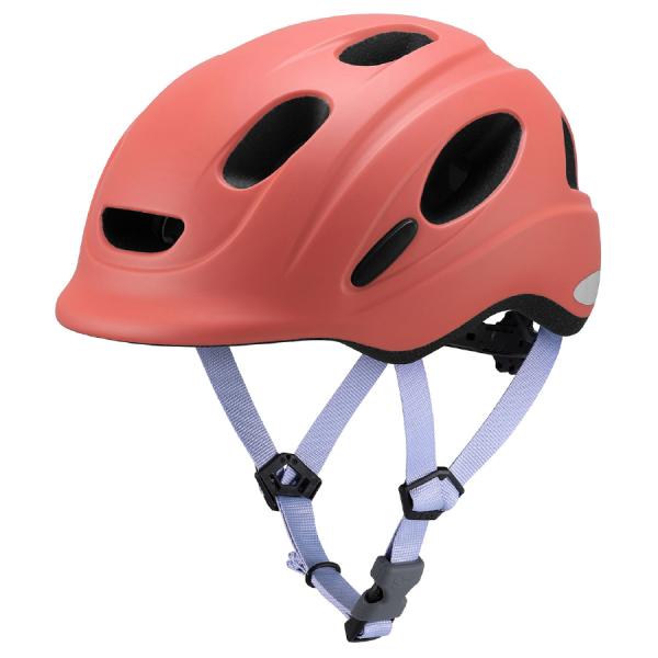 OGKカブト フーミー(FOOMY) マットパーシモンレッド ヘルメット