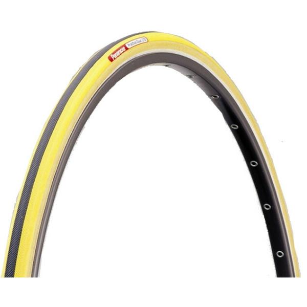 パナレーサー プラクティス デュアル 700C×22.5mm イエロー 2ピースバルブ チューブラー...