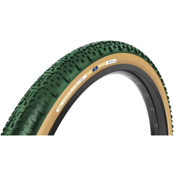 パナレーサー グラベルキング X1 700×40C ブリティッシュレーシンググリーン/ブラウンサイド...