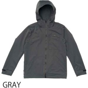 リンプロジェクト  はっ水 防風 背ポケット フード付 グレー