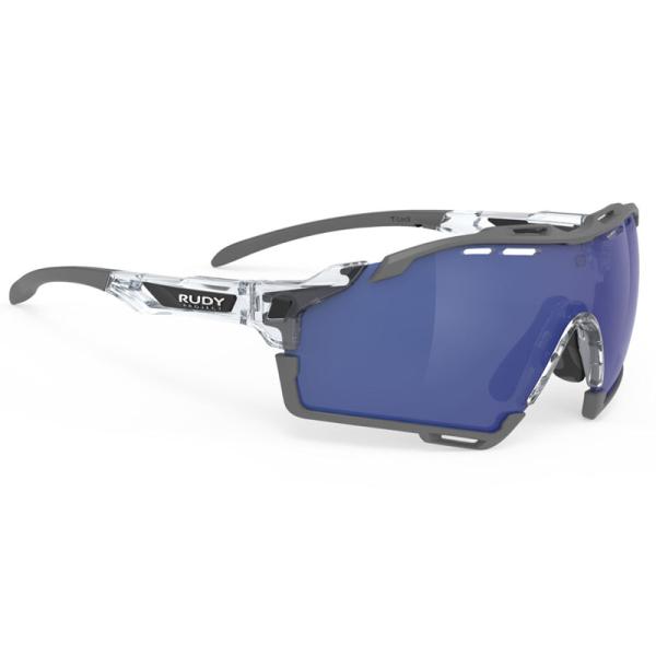 ルディプロジェクト カットライン クリスタルグロスフレーム マルチレーザーディープブルーレンズ (0...