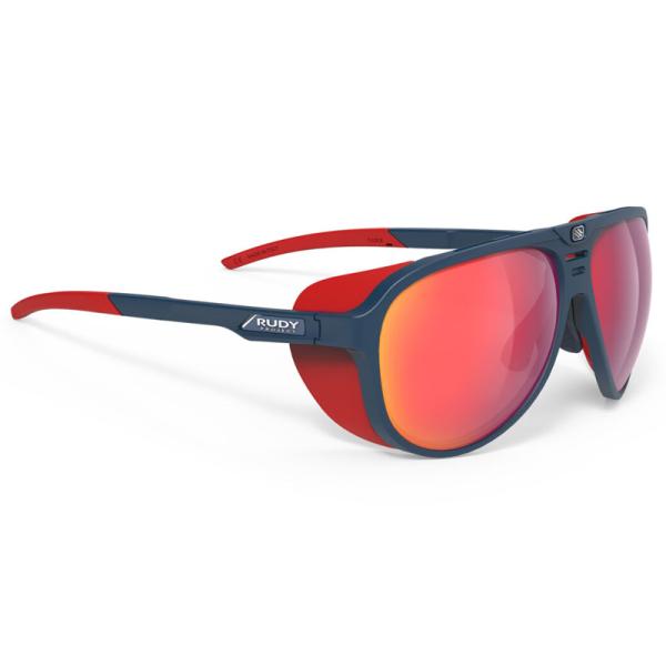 ルディプロジェクト スターダッシュ ブルーネイビーマットフレーム マルチレーザーレッドレンズ (01...