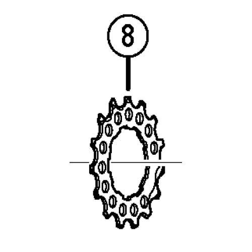 [8]15Tギア 11-25T、11-28T、12-25T用 【自転車】【ロードレーサー用】【ULT...