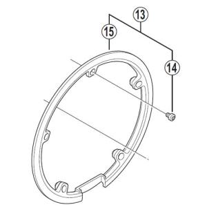 チェーンガード固定ボルト 5個 自転車 ロードレーサー用 SORA