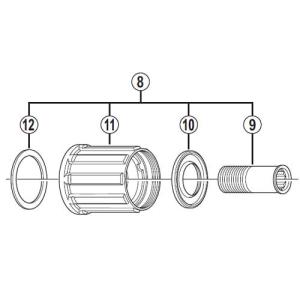 Shimano シマノ CS-M9100-12 12S マイクロスプライン カセット
