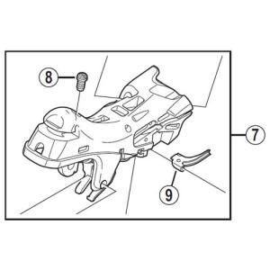 [7]ブラケット(右用) 【自転車】【ロードレーサー用】【ULTEGRA】【ST6800用スモールパーツ】｜worldcycle