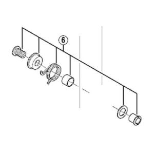 [6]ロワーガイド固定ボルトユニット（M8×12）｜worldcycle