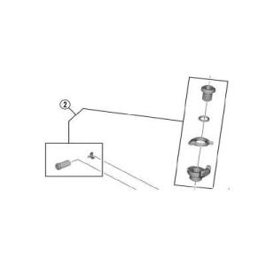[2]ケーブル固定ボルトユニット &amp; ケーブルアジャストボルトユニット