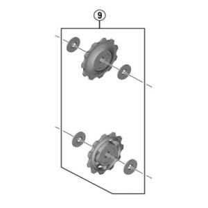 [9]テンション＆ガイドプーリーセット
