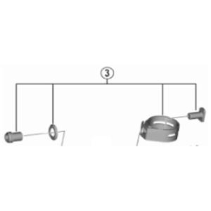 [3]取付バンドユニット（φ23.8mm〜φ24.2mm）