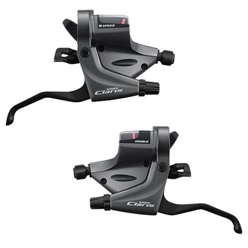 シマノ クラリス ST-RS200 左右レバーセット 2×8段 2.5フィンガー シフト/ブレーキレ...