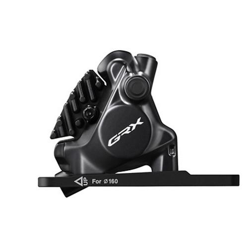 シマノ GRX BR-RX820 2ピストン フロント用 レジンパッドフィン付き フラットマウント ...