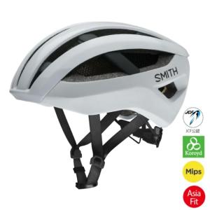 Smith スミス　ASPECT ホワイトヘルメット SMITH（スミス） SIGNAL White ロード用ヘルメット : バイシクル