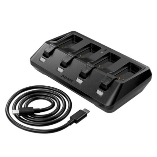 スラム eTap Battery Charger and Cord 4-Ports USB-Type...