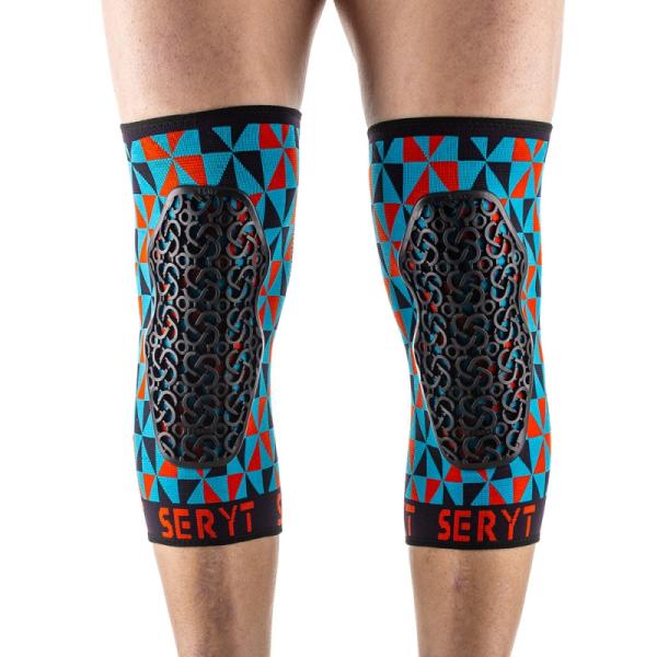 SERYT(セリット) FLOW KNEE PROTECTION アルレッキーノ ライトブルー レッ...