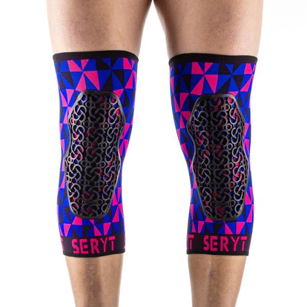 SERYT(セリット) FLOW KNEE PROTECTION アルレッキーノ ピンクブルー