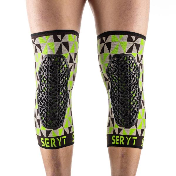 SERYT(セリット) FLOW KNEE PROTECTION アルレッキーノ グレイ グリーン