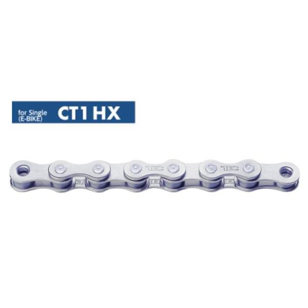TECチェーン CT-1HX（電動アシスト自転車用） SLV-RB シルバー 1/2x1/8 130...