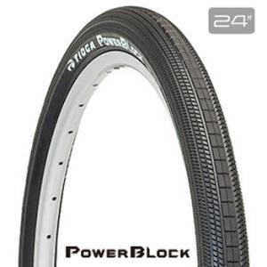●タイオガ パワー ブロック 24×2.10(507) ワイヤー 【自転車】【小径車パーツ】【タイオ...