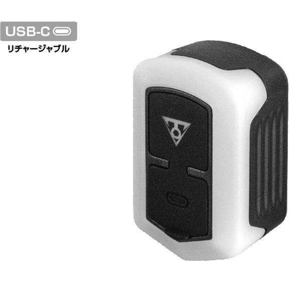 トピーク ホワイトライト クリップオン USB充電