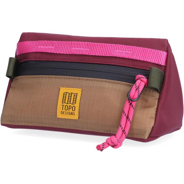 【即納】Topo Designs MINI BIKE BAG MOUNTAIN バーガンディ/ダーク...
