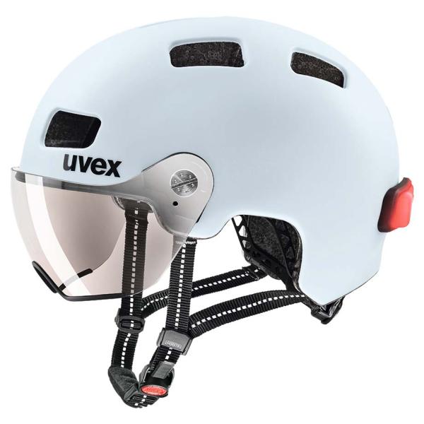 ウベックス rush visor クラウドマット ヘルメット