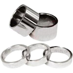 WHEELS MANUFACTURING  28.6mm アルミスペーサー シルバー 7.5mm 5枚入り