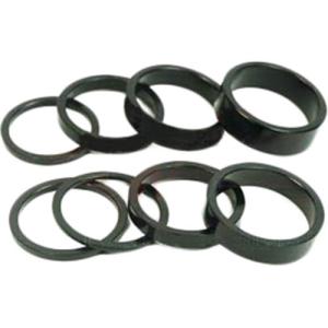 WHEELS MANUFACTURING  28.6mm アルミスペーサー ブラック 7.5mm 5枚入り