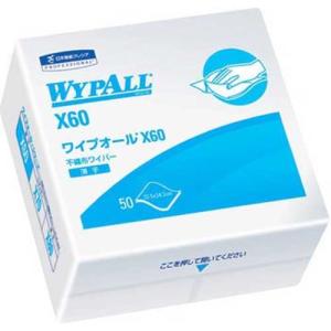 ワイプオール X-60 ウエス 4つ折り 50枚入｜worldcycle