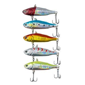 【廃番】バイブレーションルアー 5個セット 7.5cm 24g ルアー オルルド釣具 送料無料