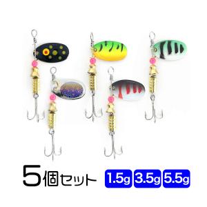 オルルド釣具 スプーンルアー マイクロスプーン 10個セット 0.8g 1.5g