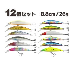 オルルド釣具 トラウトミノー 5g 5色セット 6.5cm シンキング ルアー
