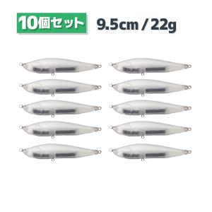 オルルド釣具 シンキングペンシル 5個セット 8cm 15g DIYルアー 未塗装