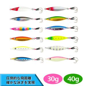 メタルジグ　各種 メタルジグ ハードルアー ジグ 重さ40g/長さ74mm Y12phe005w40 : 風迎