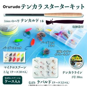 テンカラ スターターキット 4点セット 渓流竿...の詳細画像2