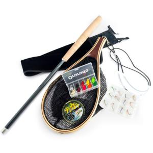 オルルド釣具 釣り具 ロッド 竿 「テンカラ スターターキットプラスランディングネット」