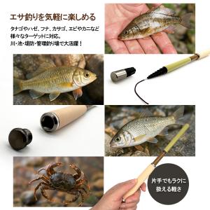 延べ竿 コンパクト 振出式 カーボン 釣り竿 ...の詳細画像1