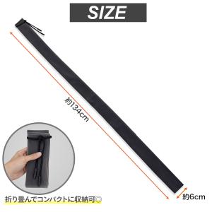 竿ケース 竿袋 布製 ロッド 延べ竿用 細い竿...の詳細画像4