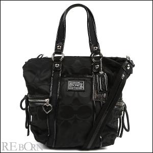 コーチバッグ アウトレット COACH トート POPPY ポピー 2WAY シグネチャー ショルダー 20101 BK