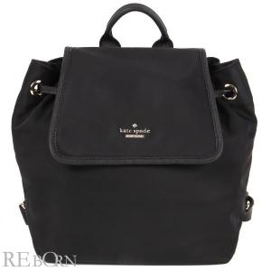 ケイトスペード Kate spade リュックサック  ブラック 黒 ナイロン PXRU5386｜worlddrive