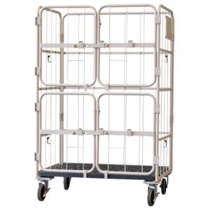 状態良好 ナンシン オールスチール製 頑丈さ抜群 カゴ台車 W1100×D800