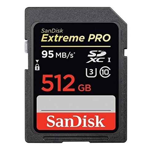 Extreme Pro UHS-I U3 SDXC カード 512GB 超高速 class10 Sa...