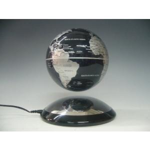 Anti-Gravity Levitating Globe　磁気浮上　グローブ/地球儀　LeviTech Labs社　Silver｜worldfigure