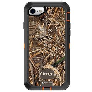 OtterBox DEFENDER SERIES Case for iPhone 7 (ONLY) - Retail Packaging - REALTREE MAX 5HD (BLAZE ORA
