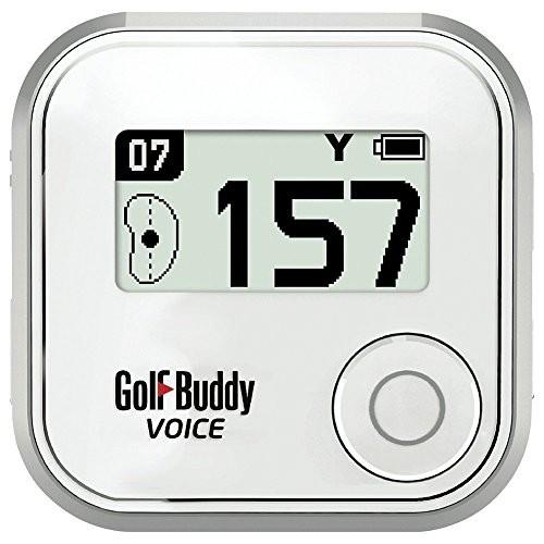 ゴルフバディーボイスプラスGPS距離計ホワイトオーディオの距離 Golf Buddy Voice P...