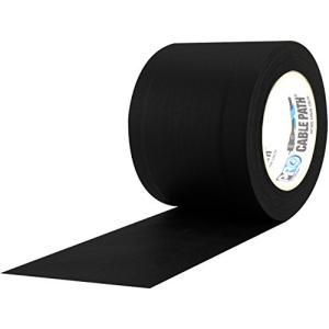 ProTapes Cable Path Cured Rubber Resin Zone Coated Gaffers Tape, 12.5 mil Thick, 30 yds Length, 4"｜worldfigure