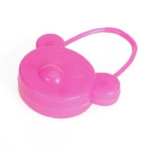 10 shocking pink plastic bear head handbags Barbie (バービー) ブロック おもちゃ｜worldfigure